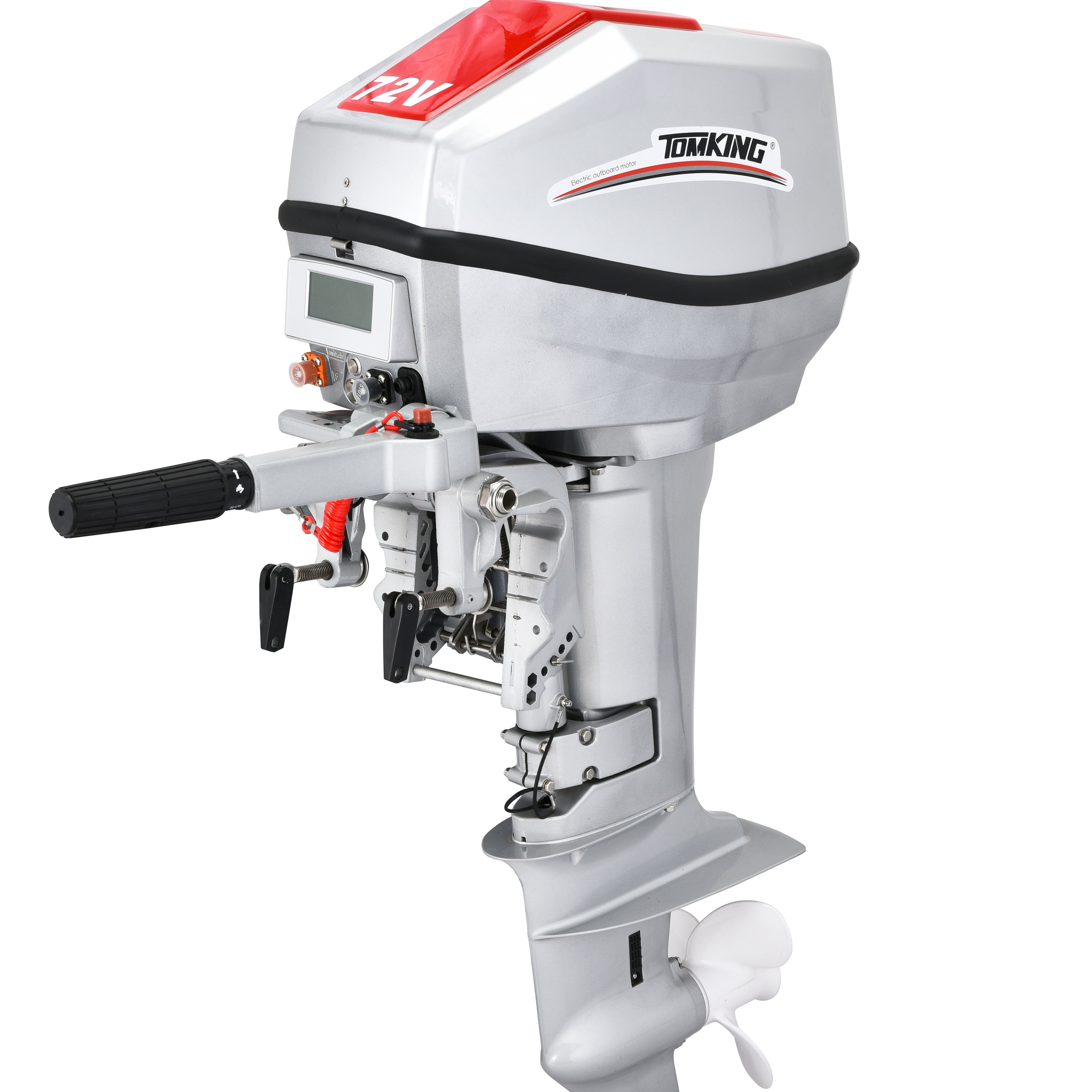 New Condition 12.0Kw 72V DC Brushless PMSM Electric Outboard Engine Water Cooled Remote Controlled for Boats